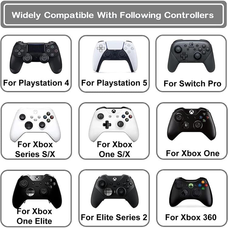 XDcase 16pcs Sponge Aiming Precision Rings for PS4 / PS5 / Xbox / Switch / Google Stadia, 16PCS