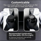 XDcase 6pcs Joystick Thumb Grip Cap Stackable Cover for Nintendo Switch Pro Controller