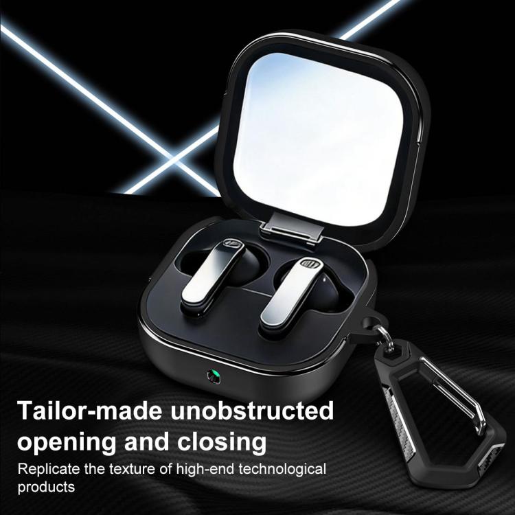 XDcase Fiber Texture Wireless Earphones Case with Carabiner, For Samsung Galaxy Buds4 / Buds4 Pro