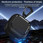 XDcase Fiber Texture Wireless Earphones Case with Carabiner, For Samsung Galaxy Buds4 / Buds4 Pro