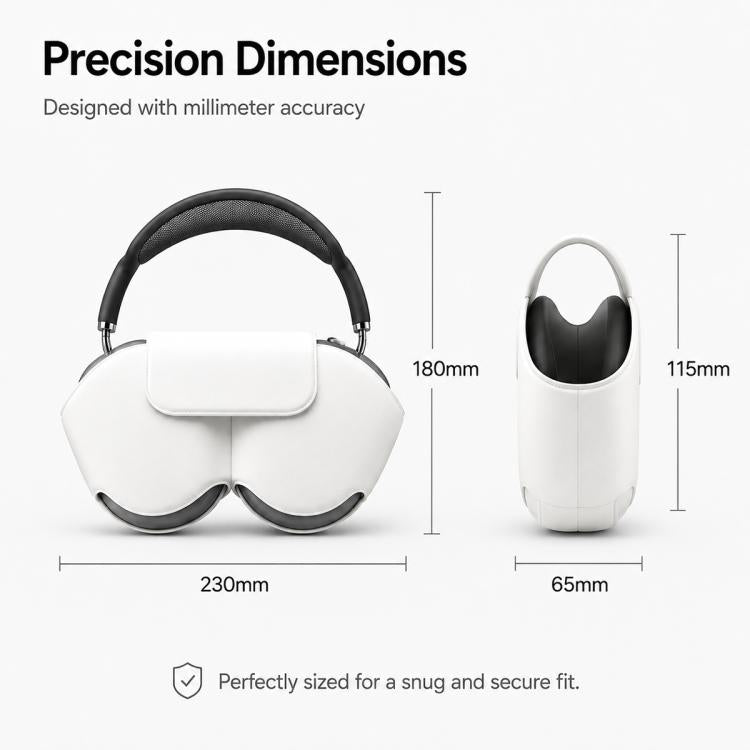 XDcase Smart Headset PU Leather Storage & Protective Case with Auto Sleep Function, For Apple AirPods Max / Max 2