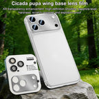XDcase Nickel Alloy Integrated Cicada Wing Hollow Base Lens Protector, For iPhone 17 Pro Max, For iPhone 17 Pro