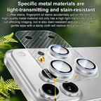 XDcase Nickel Alloy Integrated Cicada Wing Hollow Base Lens Protector, For iPhone 17 Pro Max, For iPhone 17 Pro