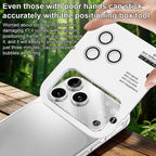 XDcase Nickel Alloy Integrated Cicada Wing Hollow Base Lens Protector, For iPhone 17 Pro Max, For iPhone 17 Pro