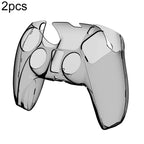 XDcase 2pcs Game Controller Split Crystal PC Protective Case, For Sony PS5