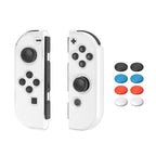 XDcase 1 Pair Clear TPU Protective Case & Joystick Caps Set, For Nintendo Switch 2 Joy-Con, For Nintendo Switch / Switch OLED Joy-Con