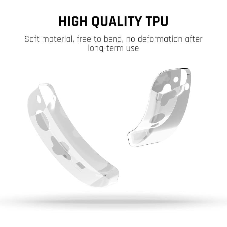 XDcase 1 Pair Clear TPU Protective Case & Joystick Caps Set, For Nintendo Switch 2 Joy-Con, For Nintendo Switch / Switch OLED Joy-Con