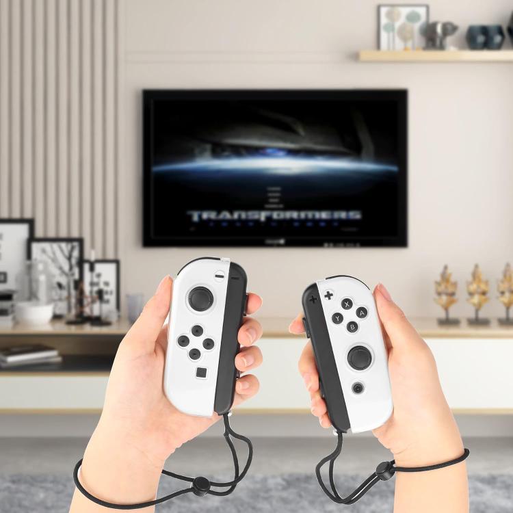 XDcase 1 Pair Clear TPU Protective Case & Joystick Caps Set, For Nintendo Switch 2 Joy-Con, For Nintendo Switch / Switch OLED Joy-Con
