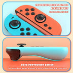 XDcase 1 Pair Soft Silicone Protective Case & Joystick Caps Set, For Nintendo Switch / Switch OLED Joy-Con