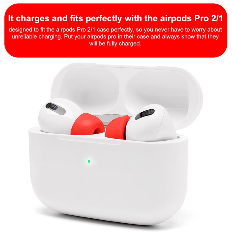 XDcase 3 Pairs Replacement Memory Foam Ear Tips Kit, S/M/L Size, Cleaning Pen Color Random, For AirPods Pro 1 / 2