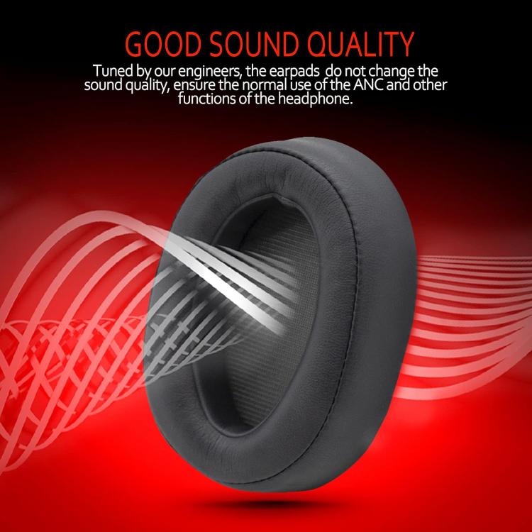 XDcase 1 Pair Protein Leather Headset Replacement Ear Pads with Prying Tool, For Sony MDR-100ABN / WH-H900N