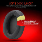 XDcase 1 Pair Protein Leather Headset Replacement Ear Pads with Prying Tool, For Sony MDR-100ABN / WH-H900N