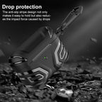 XDcase Dark Pattern TPU Earphone Cover with Carabiner, For AirPods Pro 3, For AirPods Pro 2