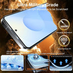 XDcase 2 Pairs HD Tempered Glass Screen Protector + Transparent Lens Protector, For Galaxy S26+ 5G, For Galaxy S26 Ultra 5G, For Galaxy S26 5G