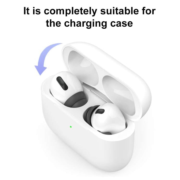 XDcase 3 Pairs Noise Reduction Silicone Ear Tips Kit, S/M/L Size, Cleaning Brush Color Random, For AirPods Pro 1 / 2