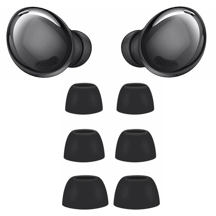 XDcase 3 Pairs Replacement Silicone Ear Tips Kit, S/M/L Size, Cleaning Brush Color Random, For Galaxy Buds Pro / R190