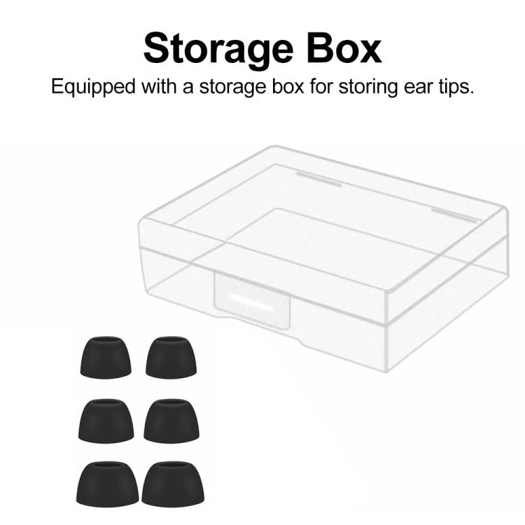 XDcase 3 Pairs Replacement Silicone Ear Tips Kit, S/M/L Size, Cleaning Brush Color Random, For Galaxy Buds Pro / R190