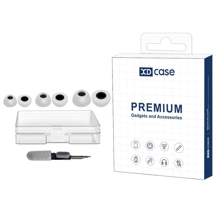 XDcase 3 Pairs Replacement Memory Foam Ear Tips Kit, S/M/L Size, Cleaning Brush Color Random, For Galaxy Buds Pro / R190