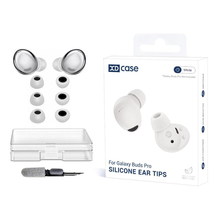 XDcase 3 Pairs Replacement Memory Foam Ear Tips Kit, S/M/L Size, Cleaning Brush Color Random, For Galaxy Buds Pro / R190