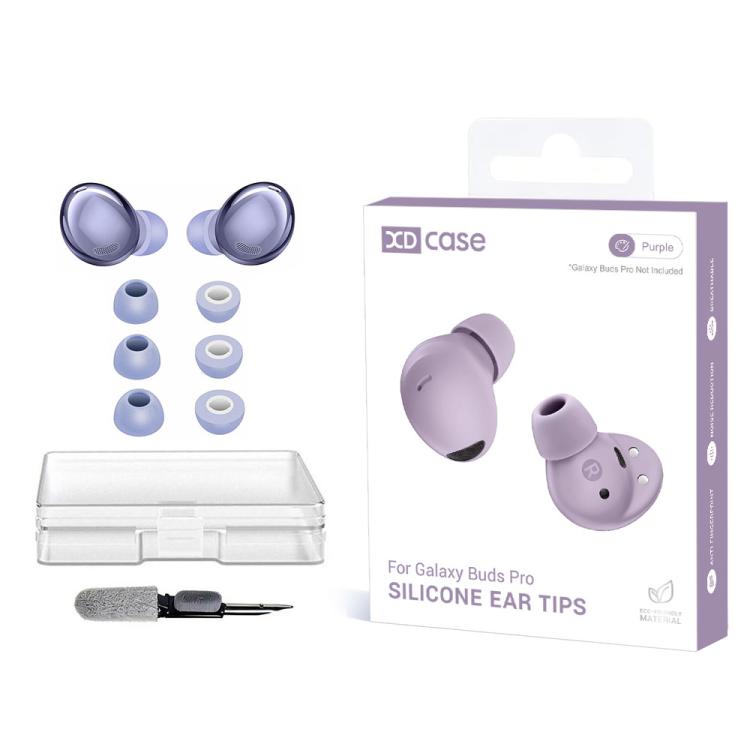 XDcase 3 Pairs Replacement Memory Foam Ear Tips Kit, S/M/L Size, Cleaning Brush Color Random, For Galaxy Buds Pro / R190