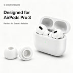 XDcase 5 Pairs Replacement Silicone Ear Tips Kit, L/M/S/XS/XXS Size, For AirPods Pro 3