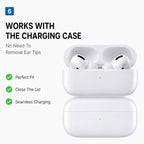 XDcase 5 Pairs Replacement Silicone Ear Tips Kit, L/M/S/XS/XXS Size, For AirPods Pro 3