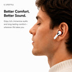 XDcase 4 Pairs Replacement Silicone Sponge Ear Tips Kit, L/M/S/XS Size, For AirPods Pro 2 / 1