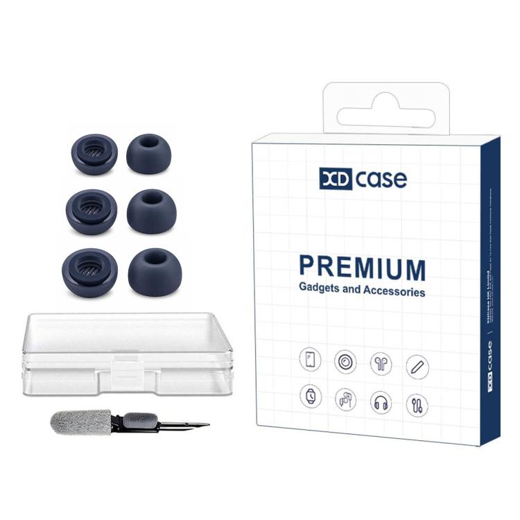 XDcase 3 Pairs Replacement Silicone Ear Tips Kit, S/M/L Size, Cleaning Brush Color Random, For Anker Soundcore Liberty 4 / 4 NC