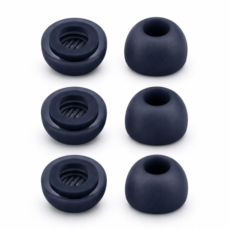 XDcase 3 Pairs Replacement Silicone Ear Tips Kit, S/M/L Size, Cleaning Brush Color Random, For Anker Soundcore Liberty 4 / 4 NC