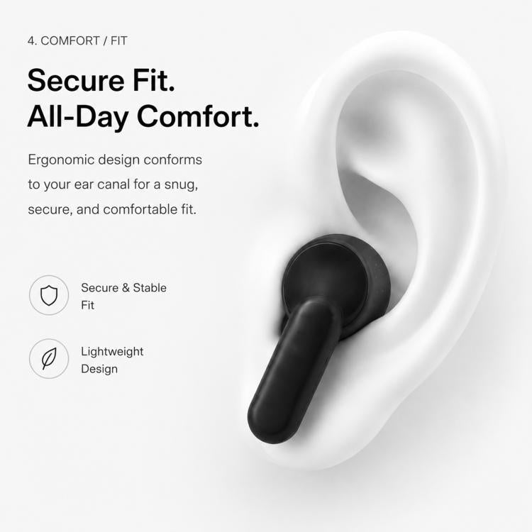 XDcase 6 Pairs Replacement Silicone Ear Tips Kit, S/M/L Size, Cleaning Brush Color Random, For Sony WF-1000XM6 / XM5 / XM4