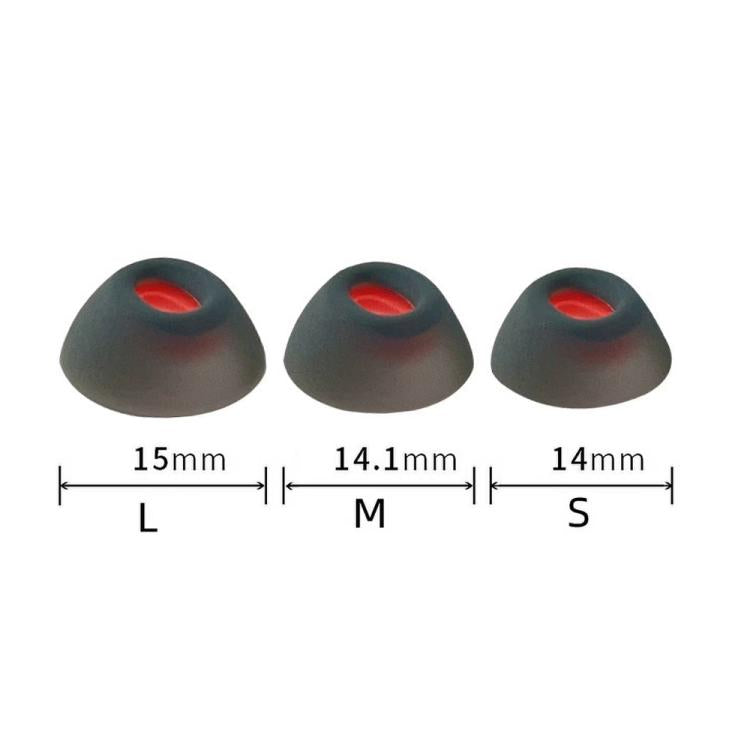XDcase 3 Pairs Replacement Silicone Ear Tips Kit, S/M/L Size, Cleaning Brush Color Random, For JBL Vibe Beam 2 / Beam / 200TWS