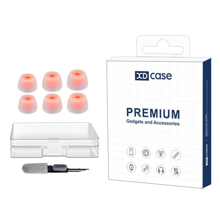 XDcase 3 Pairs Replacement Silicone Ear Tips Kit, S/M/L Size, Cleaning Brush Color Random, For JBL Tune 230NC TWS