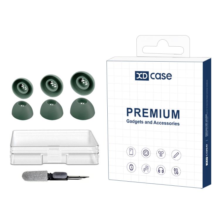 XDcase 3 Pairs Replacement Silicone Ear Tips Kit, S/M/L Size, Cleaning Brush Color Random, For OnePlus Buds Pro 3 / Pro 2 / Pro