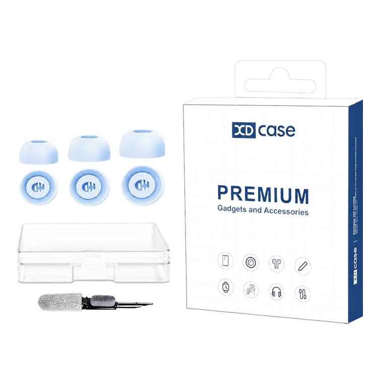 XDcase 3 Pairs Replacement Silicone Ear Tips Kit, S/M/L Size, Cleaning Brush Color Random, For Huawei FreeBuds Pro 4 / 3 / 2, For Huawei FreeBuds 6i / 5i / 4i