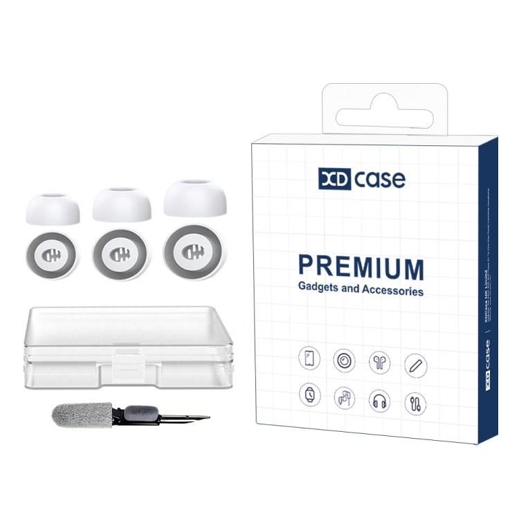 XDcase 3 Pairs Replacement Silicone Ear Tips Kit, S/M/L Size, Cleaning Brush Color Random, For Huawei FreeBuds Pro 5 / 4 / 3 / 2, For Huawei FreeBuds 6i / 5i / 4i