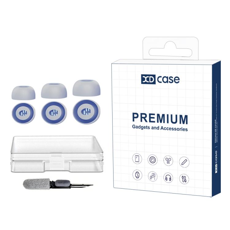 XDcase 3 Pairs Replacement Silicone Ear Tips Kit, S/M/L Size, Cleaning Brush Color Random, For Huawei FreeBuds Pro 5 / 4 / 3 / 2, For Huawei FreeBuds 6i / 5i / 4i
