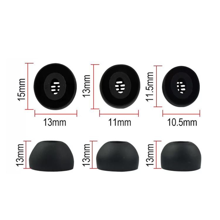 XDcase 3 Pairs Replacement Silicone Ear Tips Kit, S/M/L Size, Cleaning Brush Color Random, For Huawei FreeBuds Pro 5 / 4 / 3 / 2, For Huawei FreeBuds 6i / 5i / 4i