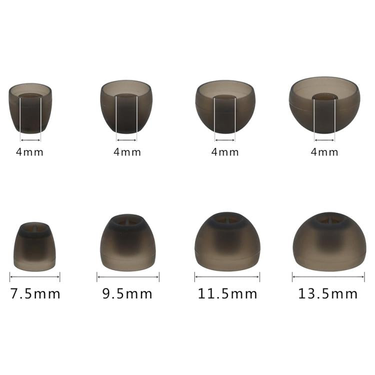 XDcase 4 Pairs Replacement Silicone Ear Tips Kit, XS/S/M/L Size, Cleaning Brush Color Random, For Sennheiser Momentum In-Ear