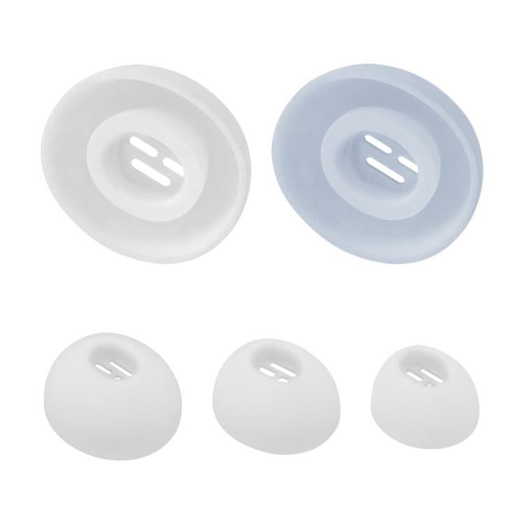 XDcase 3 Pairs Replacement Silicone Ear Tips Kit, S/M/L Size, Cleaning Brush Color Random, For OPPO Enco Free4 / Free3 / Free2, For OPPO Enco Air4 Pro / Air3 Pro / Air2 Pro