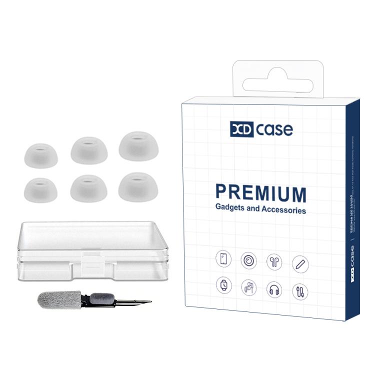 XDcase 3 Pairs Replacement Memory Foam Ear Tips Kit, S/M/L Size, Cleaning Brush Color Random, For Google Pixel Buds Pro 2 / Buds 2a