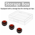 XDcase 3pcs / Set Replacement Silicone Ear Tips Kit, M Size, 3PCS M-Size