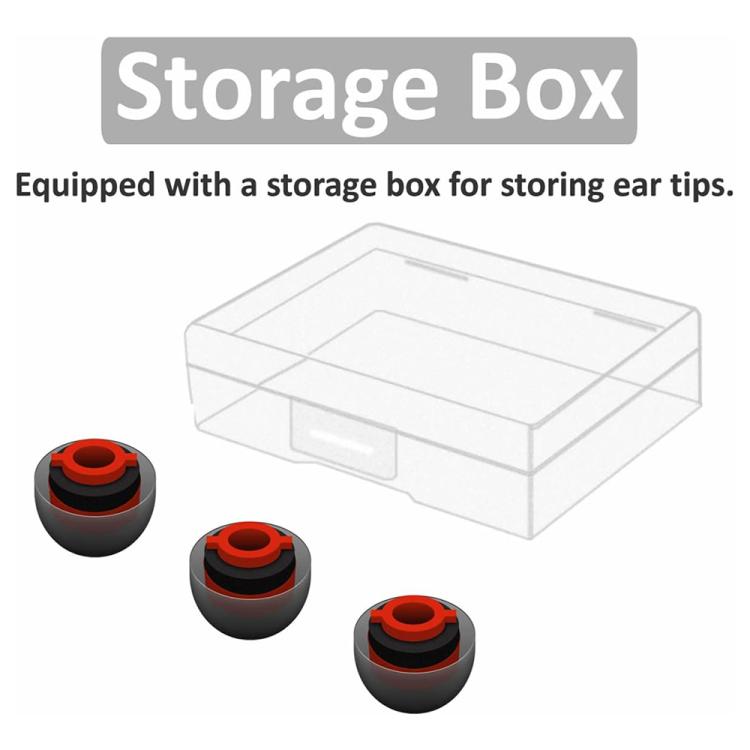XDcase 3pcs / Set Replacement Silicone Ear Tips Kit, M Size, 3PCS M-Size