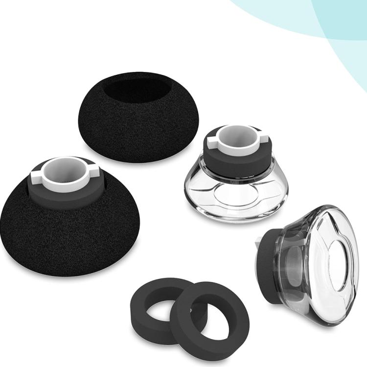 XDcase 6pcs / Set Replacement TPU Ear Tips & Sponge Kit, S/M/L Size, S/M/L Size