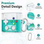 XDcase Transparent Retro Game Console Design Earbuds Case with Holder & Stress Relief Button, For Sony WF-1000XM6