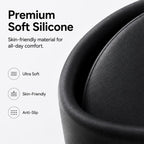 XDcase 3 Pairs Silicone Anti-slip Sports Ear Caps with Storage Case & Carabiner, For Galaxy Buds3 / 3 Pro