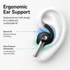 XDcase 3 Pairs Silicone Anti-slip Sports Ear Caps with Storage Case & Carabiner, For Galaxy Buds3 / 3 Pro