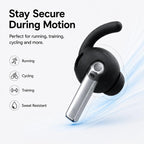 XDcase 3 Pairs Silicone Anti-slip Sports Ear Caps with Storage Case & Carabiner, For Galaxy Buds3 / 3 Pro