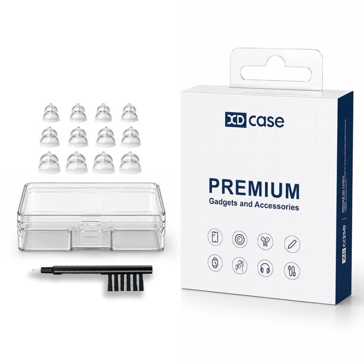XDcase 6 Pairs Double Layer RIC and Open-Fit Power Domes Kit, L/M/S Size, For ReSound Hearing Aid