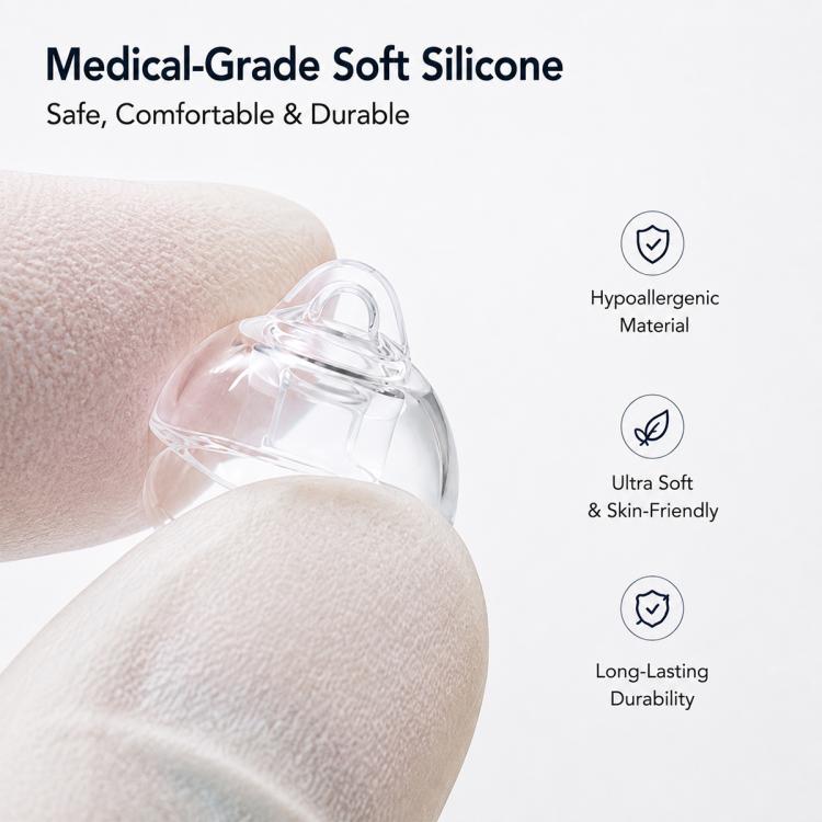 XDcase 6 Pairs Double Layer RIC and Open-Fit Power Domes Kit, L/M/S Size, For ReSound Hearing Aid