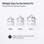 XDcase 6 Pairs Double Layer RIC and Open-Fit Power Domes Kit, L/M/S Size, For ReSound Hearing Aid